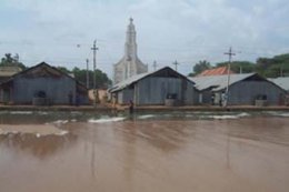sea water enters in the shelters
